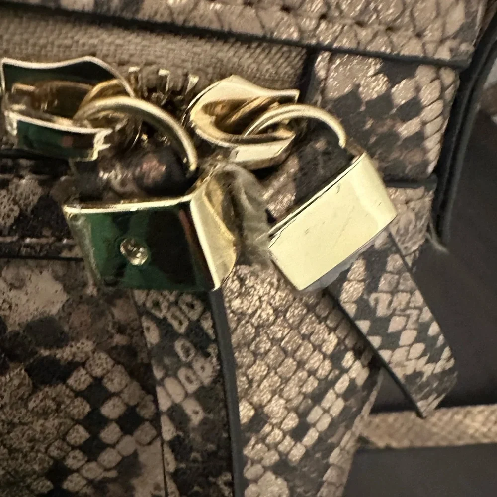 Kate laundry snake print womens crossbody bag with adjustable strap